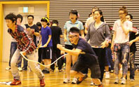 体验日本学校的运动会